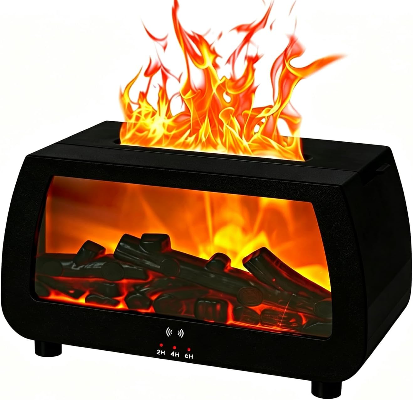 Kamin-aroma-diffusor Mit Flammenmotiv, Kamin-diffusor Mit Ätherischen Ölen