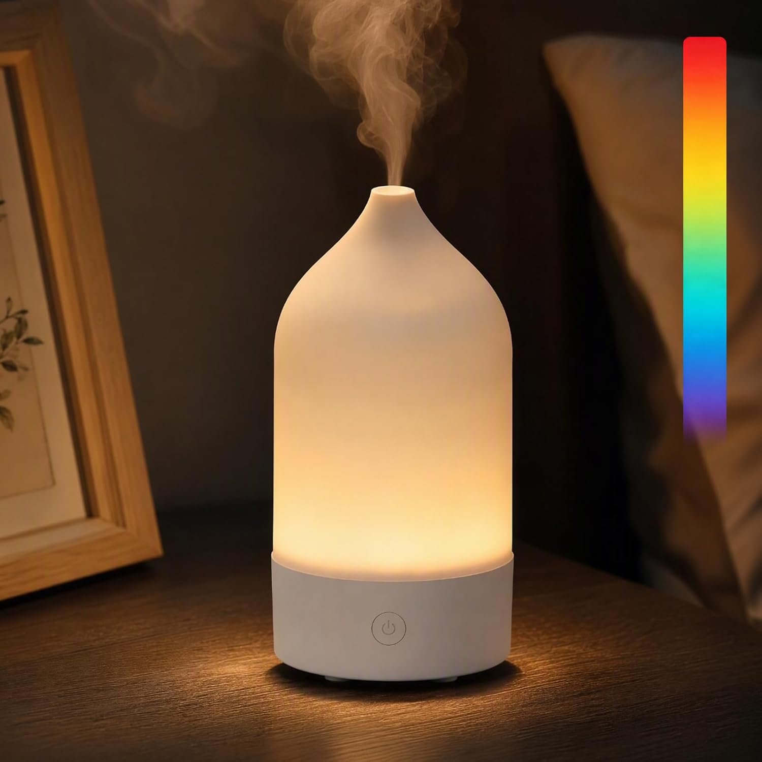 Diffusor Für Ätherische Öle, Luftbefeuchter Mit 7 Led-farben