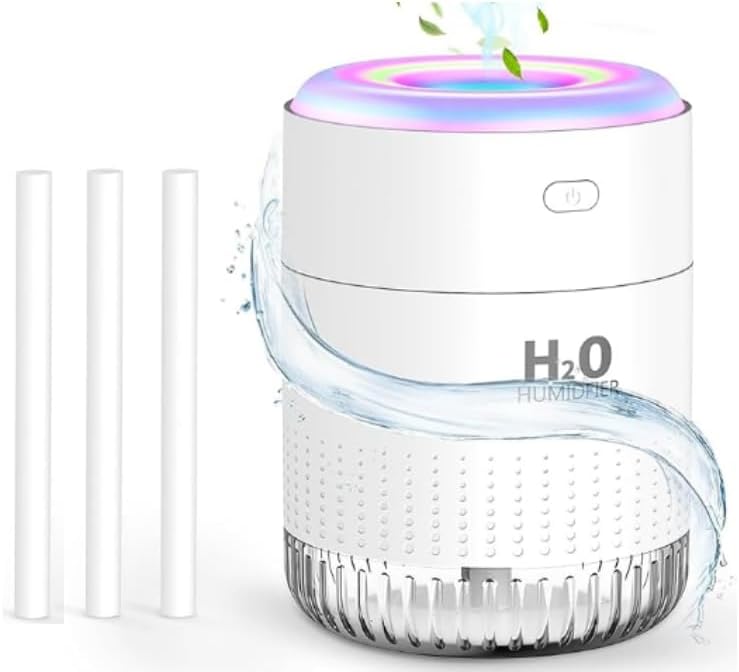Luftbefeuchter Für Kinderzimmer, Mini-luftbefeuchter, Luftbefeuchter Für Innenräume Mit Led-beleuchtung, Automatischer Abschaltfunktion Und Zwei Betriebsmodi