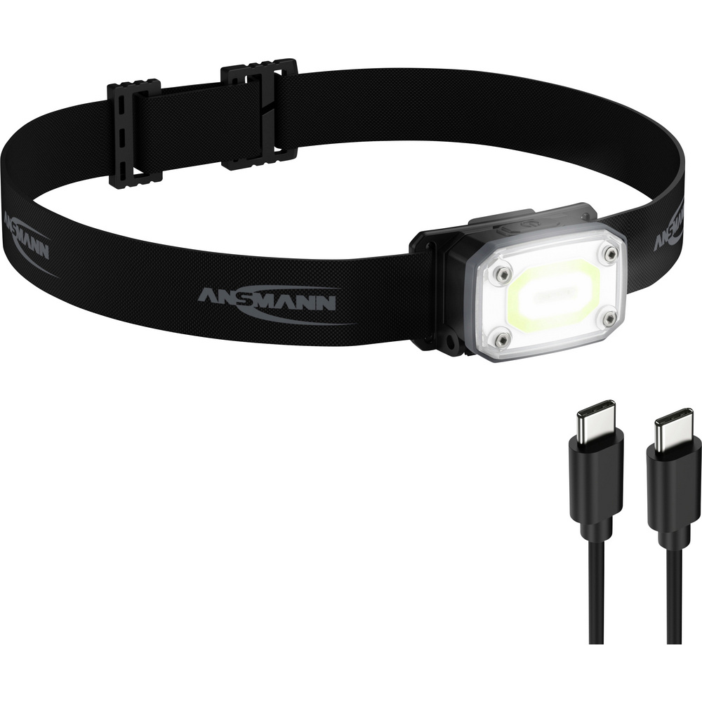 Ansmann Hd350r 2in1 Stirnlampe + Clip-lampe Mit Cob- Und Spot-led