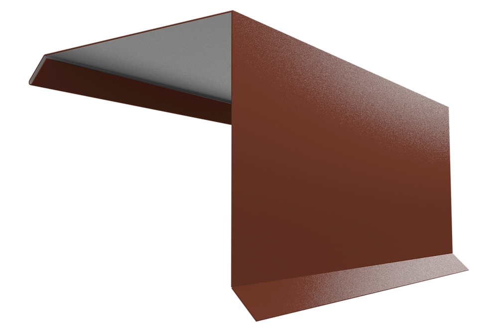 Ortgang 110x100, L.2000mm, Aluminium, 0,70mm, Ral8012