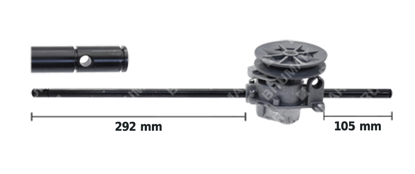 Ducar Selbstfahrender Rasenmäher, Länge 480 Mm, Riemenscheibendurchmesser 86 Mm 055680