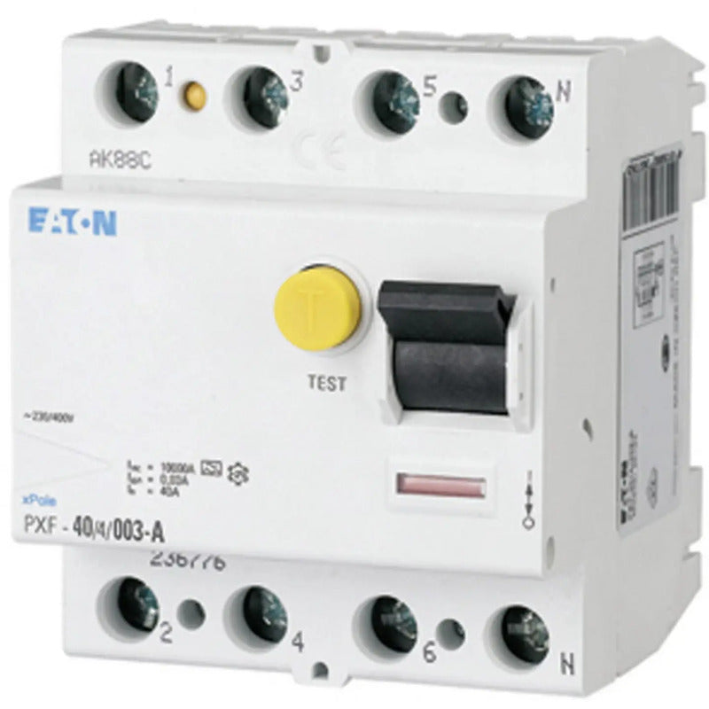 [gebraucht] B-ware Eaton Fi-schutzschalter Fehlerstromschutz- Leitungsschutzschalter A 4polig 400 V