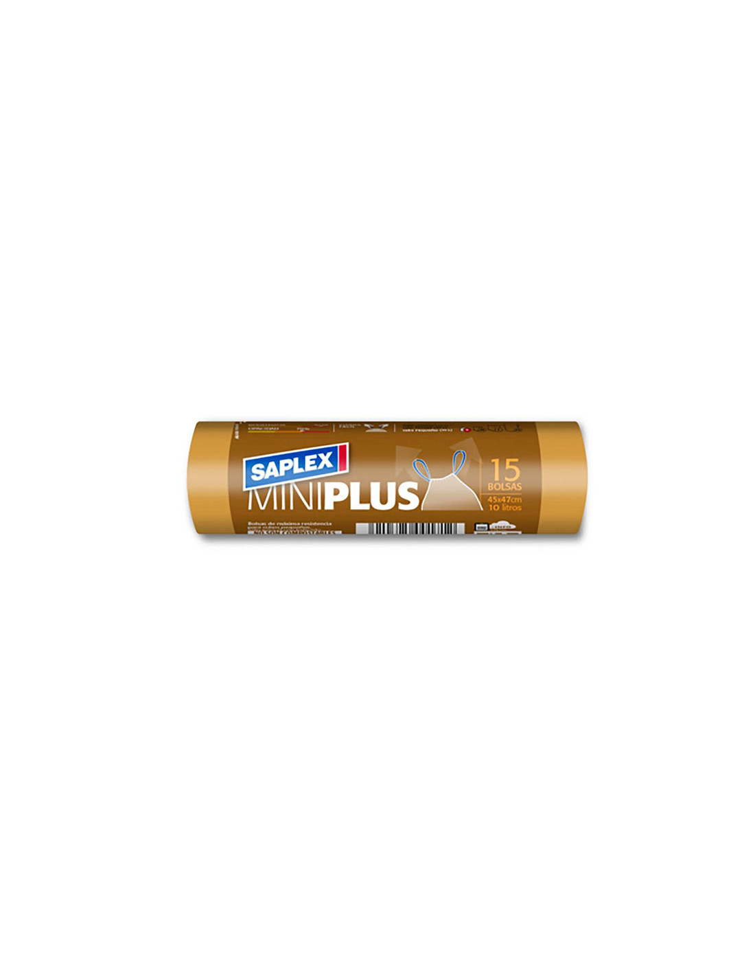 Mülleimer-tasche Miniplus 10l 15 Stück. Saplex 45x47cm