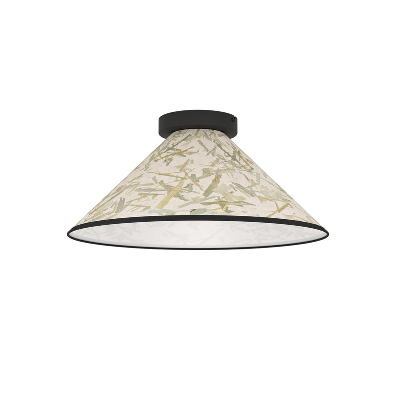 [gebraucht] B-ware Eglo Deckenleuchte Lampe Oxpark Led Leuchte Dimmbar Grün/weiß/schwarz Ø42cm