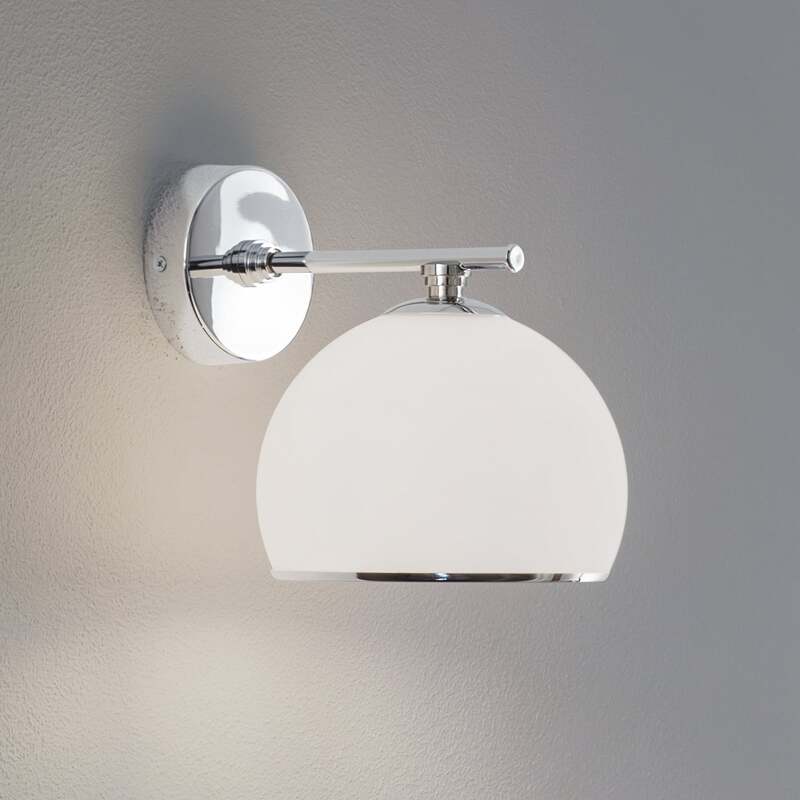[gebraucht] B-ware Wandleuchte Mina Euluna Chrom Matt 21,5cm Dimmbar E27 Made In Europe