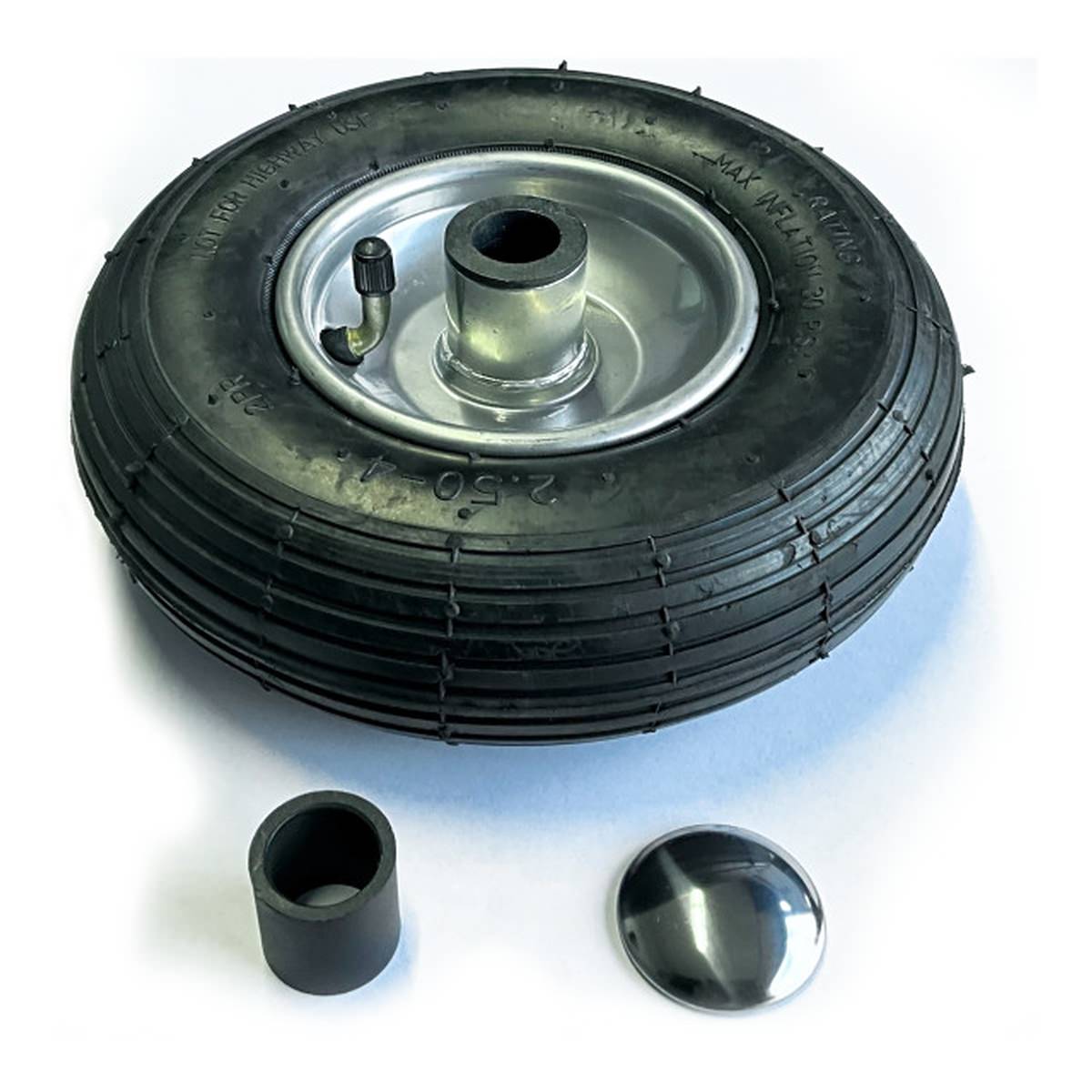 Geka® Ersatzteile Rad 210 X 65 Mit Radkappe Für Schlauchwagen P40