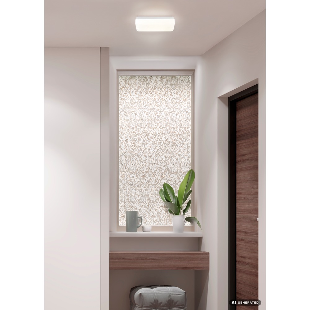 Led Deckenlampe Deckenleuchte Cct-schaltung Büroleuchte Weiß Metall L 28,5 Cm