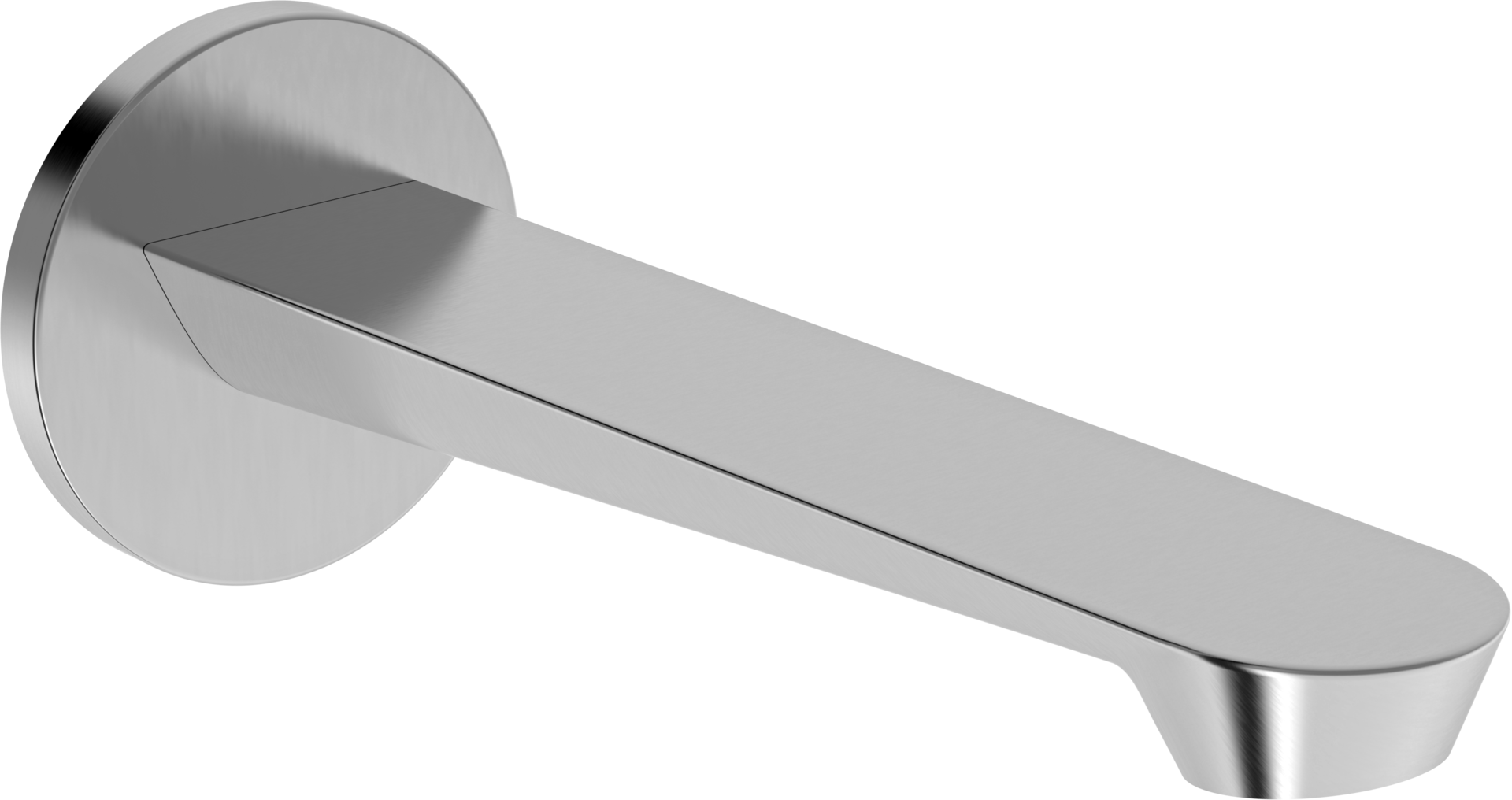 Hansa Ha Auslauf Hansagenesis 3750 Ros. Rund - L=180 Ausld. 185 Mm Dn15 Stahl Gebürstet, 3750210080