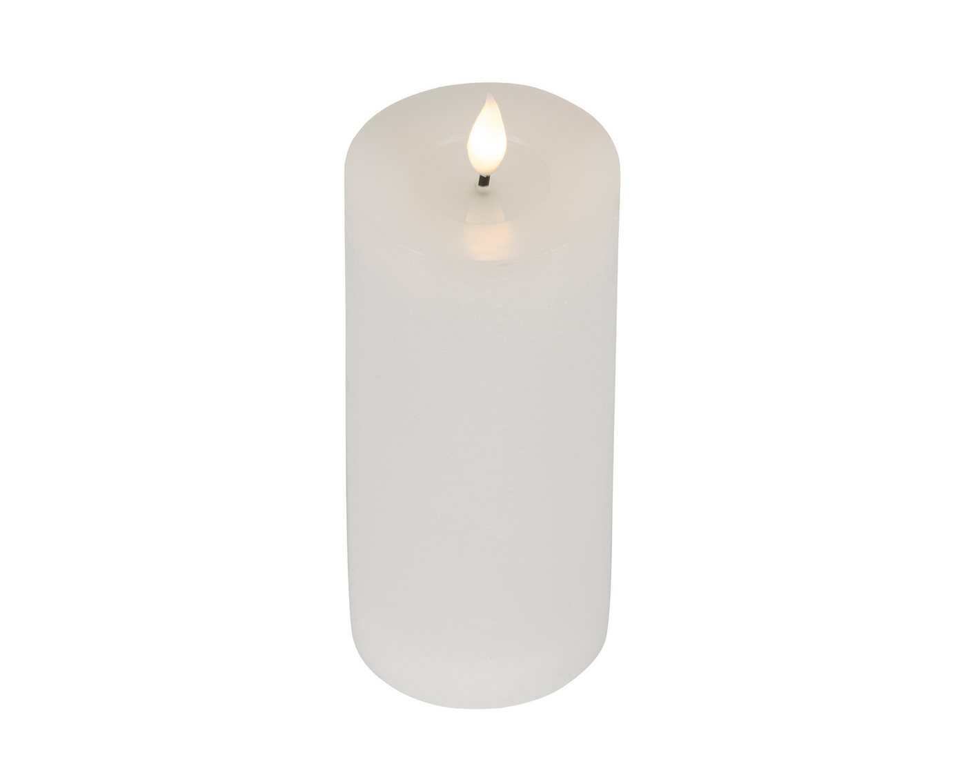 Led-kerze Weiß Wachs Ø 7,5 Cm H: 20 Cm Ww Bild 2