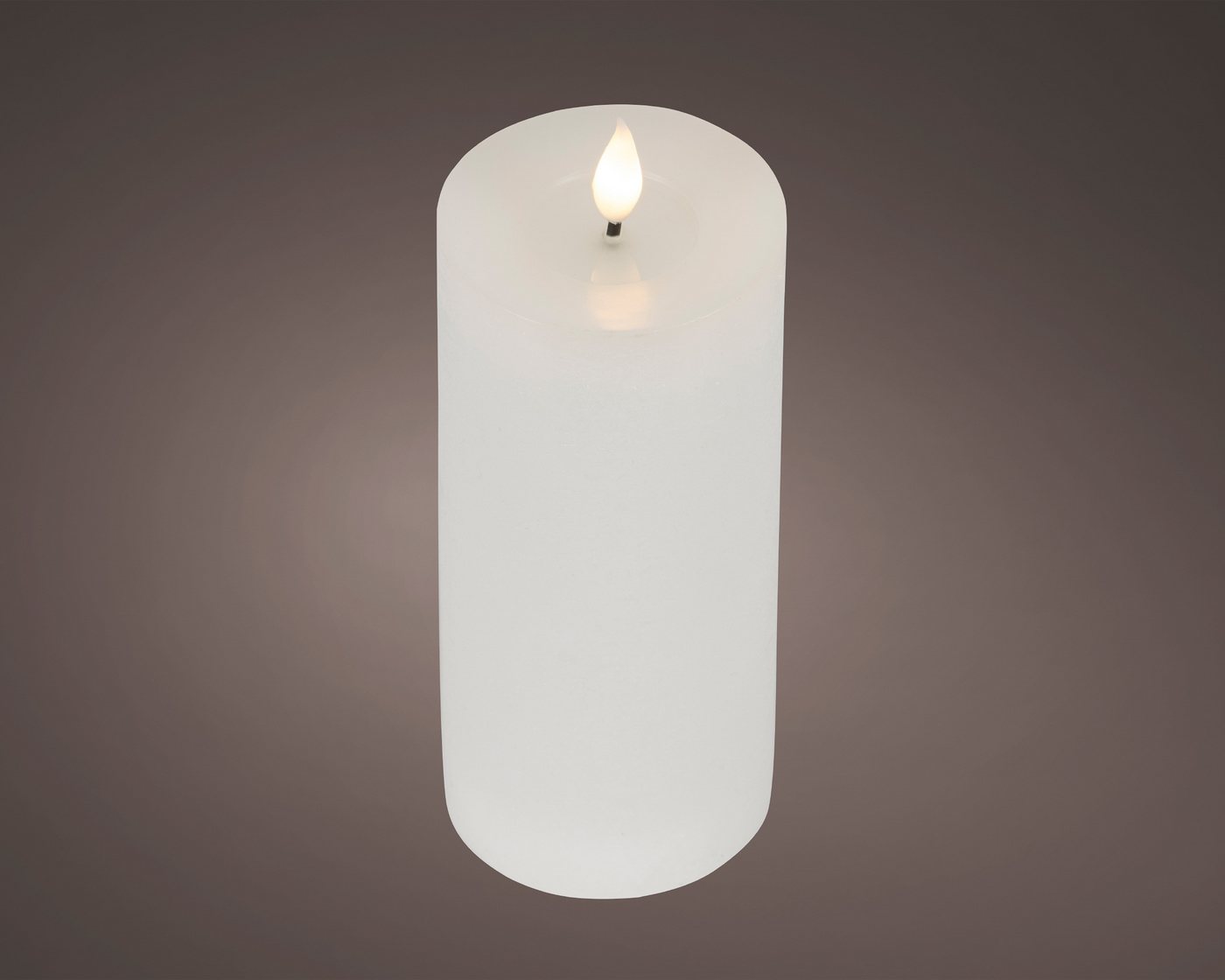 Led-kerze Weiß Wachs Ø 7,5 Cm H: 20 Cm Ww Bild 3