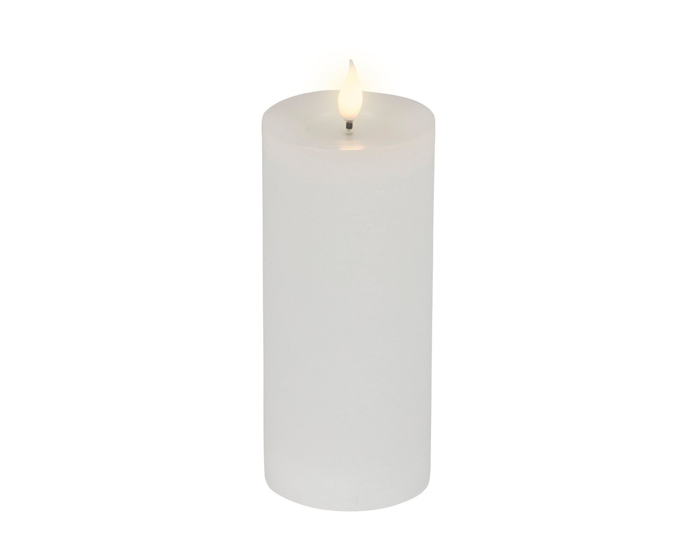 Led-kerze Weiß Wachs Ø 7,5 Cm H: 20 Cm Ww Bild 5