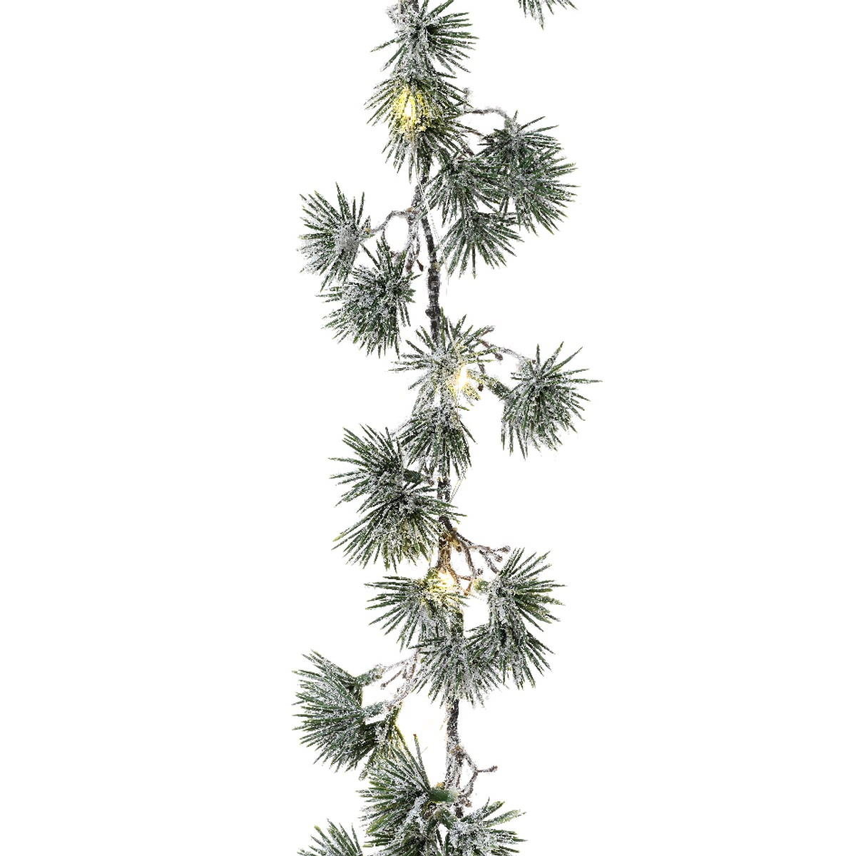 Kaemingk Weihnachtsdeko Girlande Mit Micro Led Grün Beschneidt L: 1,9 M B: 8 Cm H: 5 Cm - Kunstpflanzen