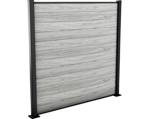[gebraucht] B-ware Keter Sichtschutzpaneel Garten Sichtschutzwand Storm Grau 177x180cm Kunststoff