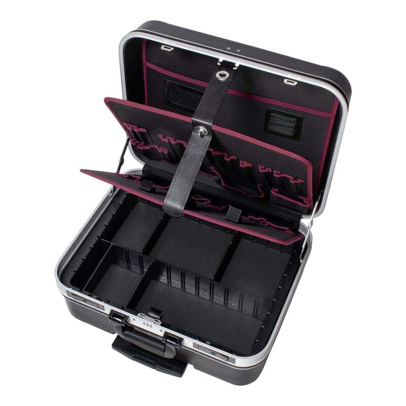 [gebraucht] B-ware Kraftwerk Werkzeugkoffer P395 Hartschalenkoffer Transportkoffer Schwarz Kiste
