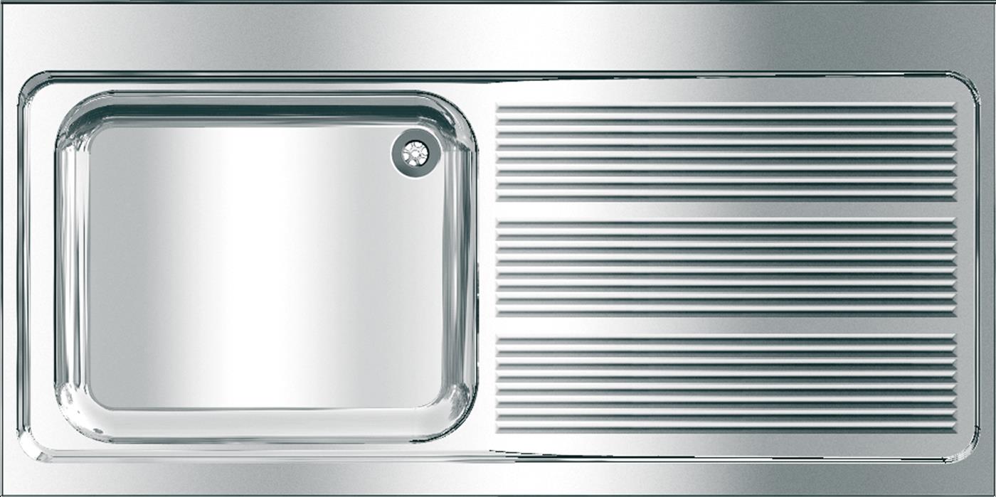 Kwc Gewerbespüle, Maxima, Edelstahl, 1400x432x700 Mm, Tropfteil Rechts
