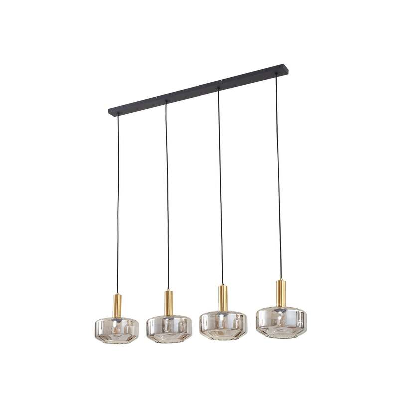 [gebraucht] B-ware Lindby Hängeleuchte Hildur Led Pendelleuchte Lampe Licht Dimmbar Rauchgrau 118cm