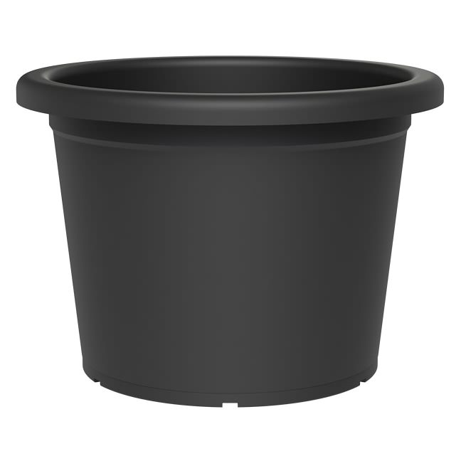 Tera® Pflanzgefäße Menfi Rund Ash Anthrazit Ø 82 Cm - Kunststoff