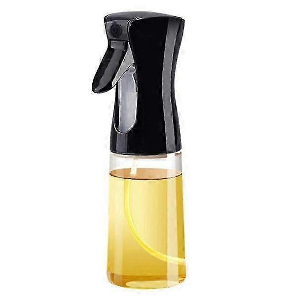 220-ml-ölsprühflasche Aus Glas, Pneumatische Küchensprühflasche, Schwarz Szrh As