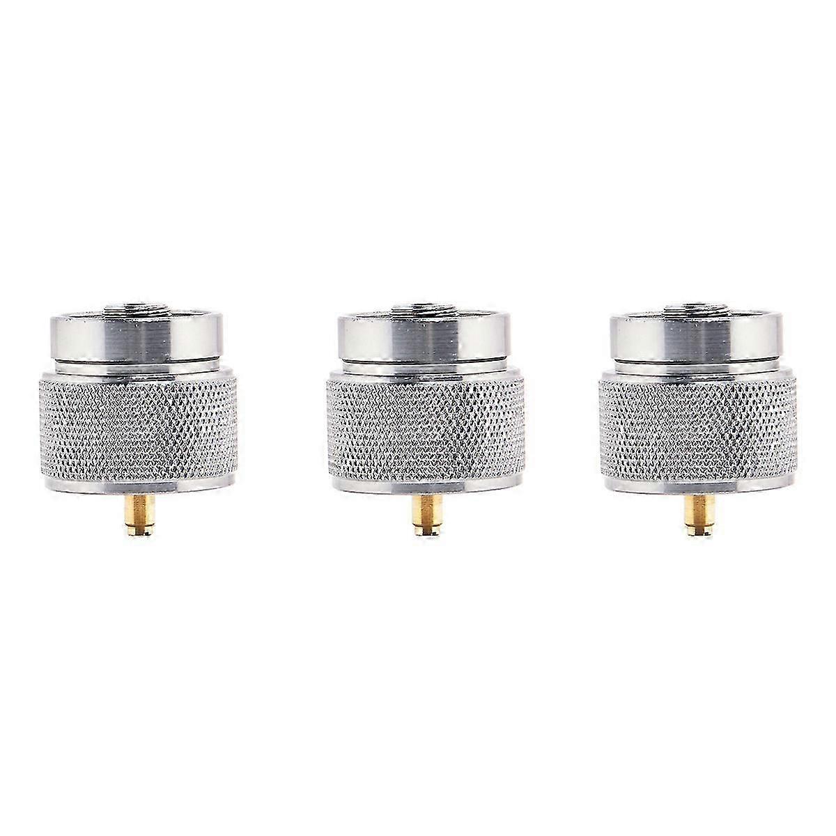 3-facher Campingkocher-adapter, Einlass Für Kleine 1-pfund-propangasflaschen Und Auslass Mit Lindal En417-ventil. Lpg-flasche C