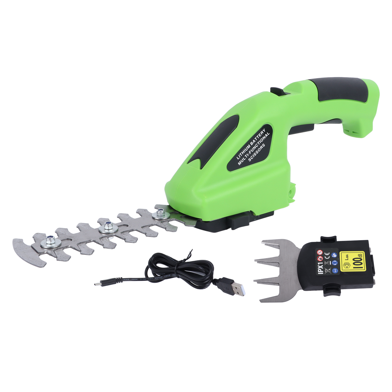 7,2-v-akku-grasschere, 2-in-1-tragbare Heckenschere Für Garten Und Rasen