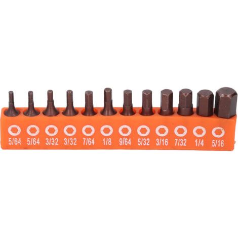 12-teiliges 1/4 Zoll-sechskant-bit-set Für Bohrmaschine, Elektroschrauber, S2-legierter Stahl, 25 Mm, Mit Aufbewahrungshalter