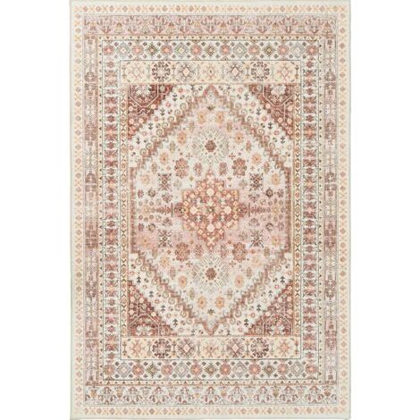 Wohnzimmerteppich 4060 Cm Orange Kaschmirimitat Gewaschen Waschbare Bodenmatte Retro-teppich Großflächiger Anti-schmutz-teppich Heimdekoration