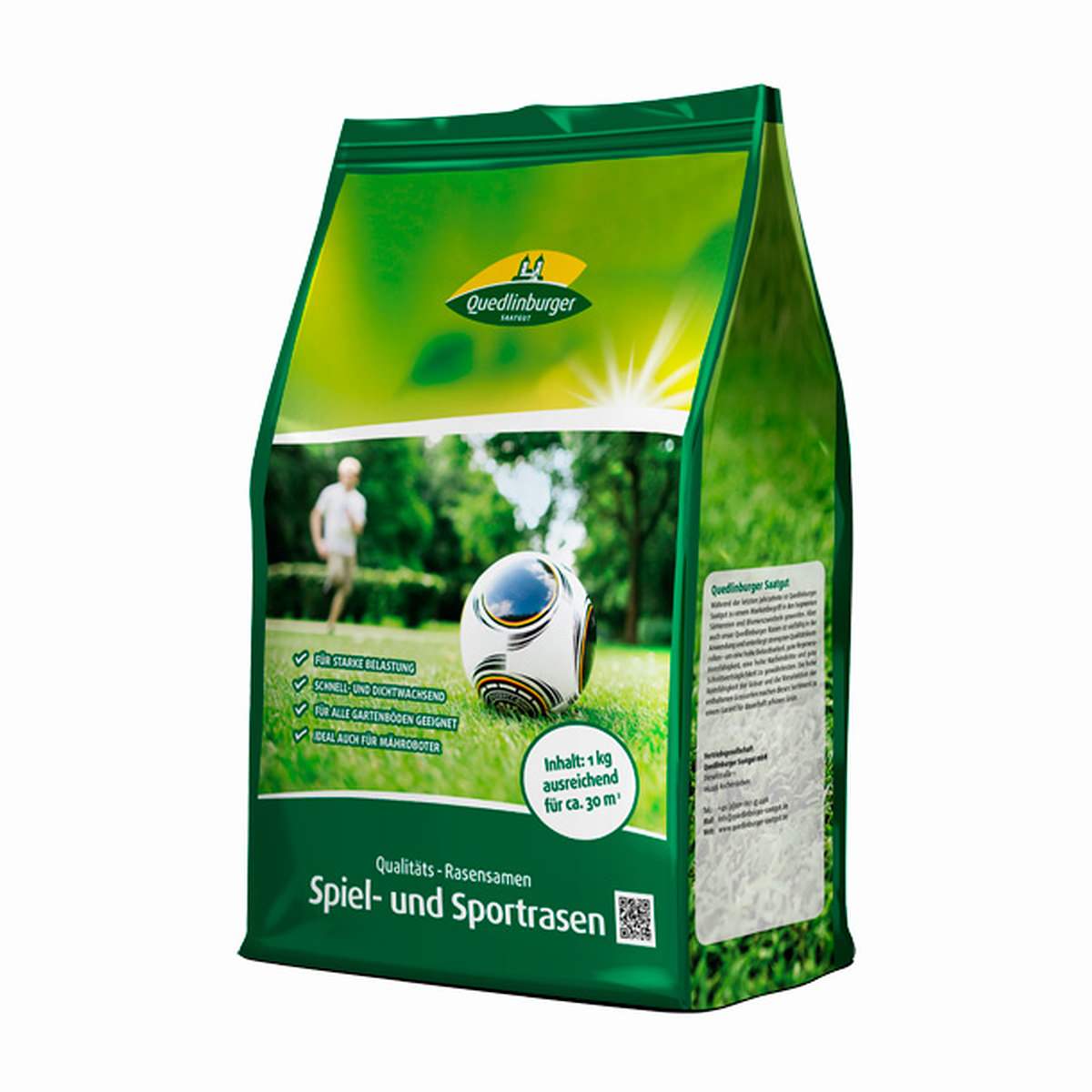 Quedlinburger Klbb Spiel + Sportrasen 1 Kg - Rasensamen
