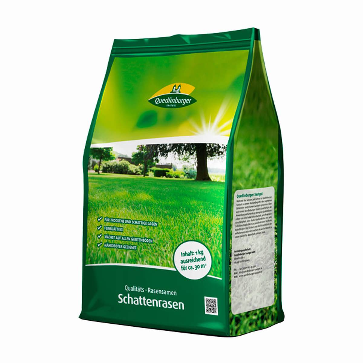 Quedlinburger Klbb Schattenrasen 1 Kg - Rasensamen
