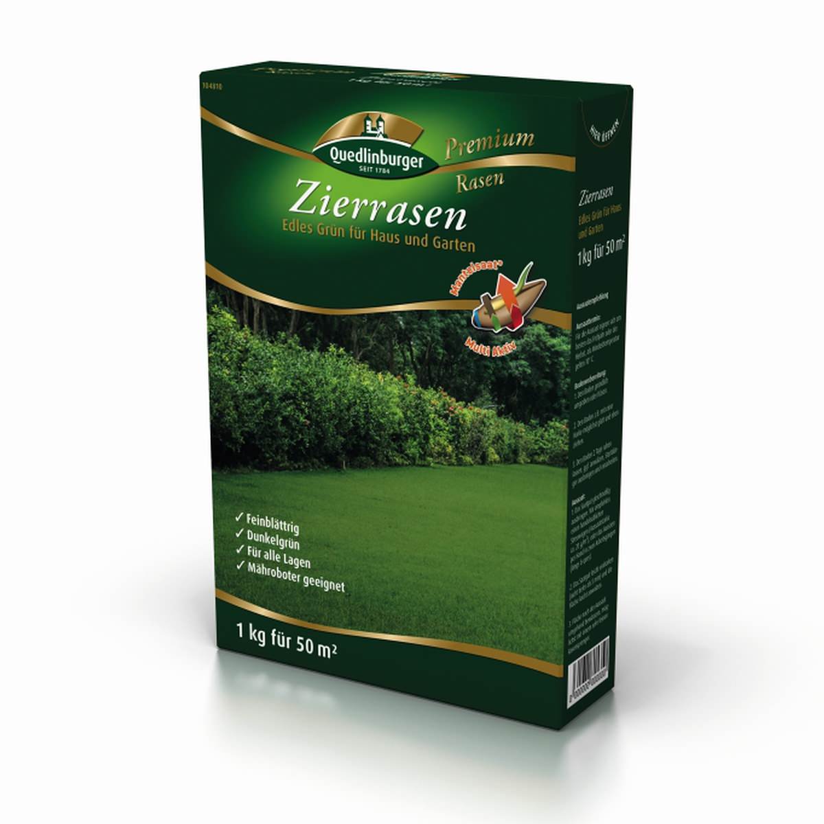 Quedlinburger Zierrasen Mantelsaat 1 Kg - Rasensamen