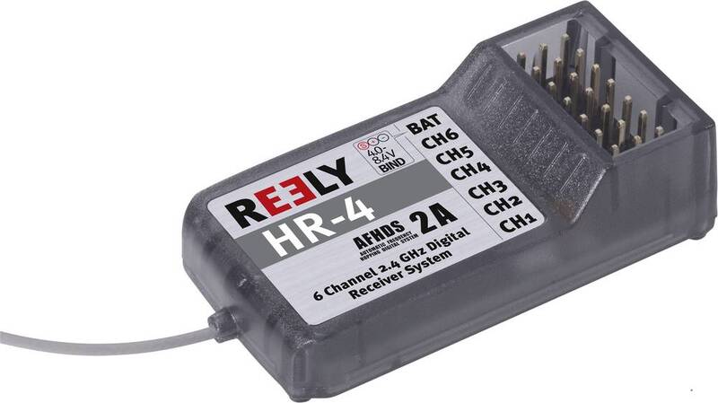 [neuwertig] B-ware Reely 6-kanal Empfänger Hr-4 2,4 Ghz Stecksystem Jr
