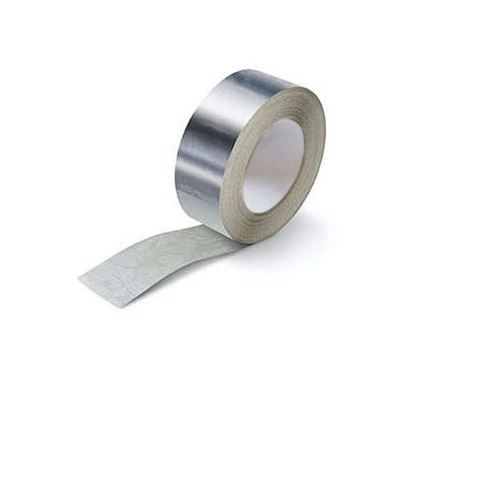 Coroplast Alu Klebeband 788001 Für Alukaschierte Rohrisolierung, 50mm, Rolle A 100 Mtr, Ähnlich Wie Rockwool