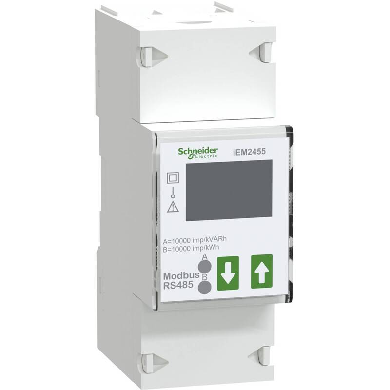 [gebraucht] B-ware Schneider Electric Energiezähler Iem2455 Digital Mid-konform 1-phasig 230v 100a