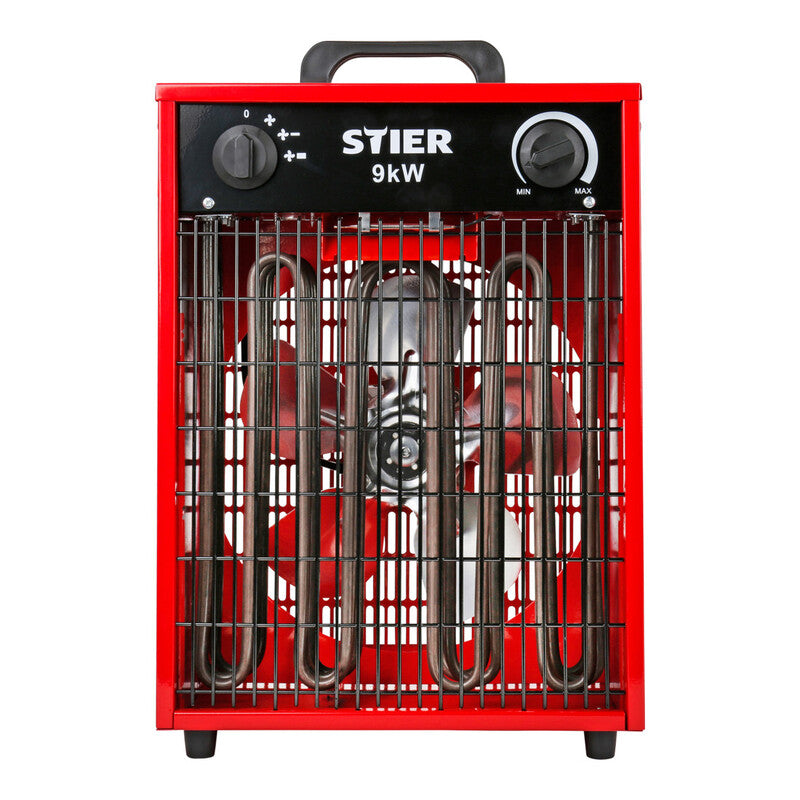 [gebraucht] B-ware Stier Heizlüfter Gebläseheizer 9,0kw 1150 M³/h Ip24 Heizgerät Stahlblech Heizung