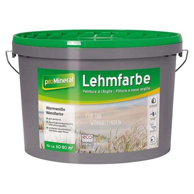 proMineral Lehmfarbe warmweiß 10 l