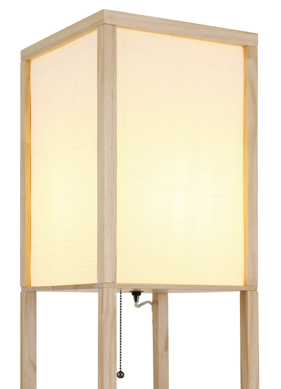 Globo Stehleuchte Tabitha E27 bis 60 W 159 cm weiß Bild 3