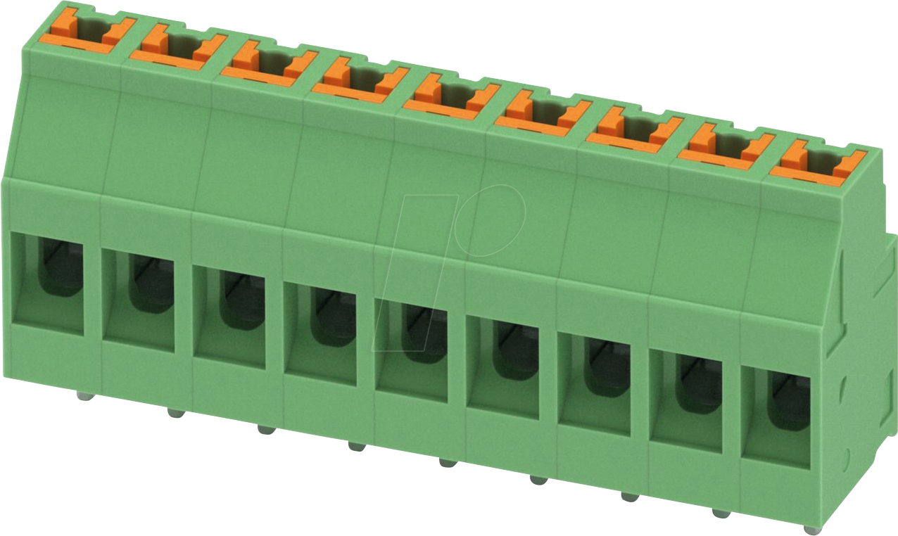 SPTH 3 9 5,08 - Leiterplattenklemme, 9 polig, RM: 5,08 mm, 0,14 - 4 mm²