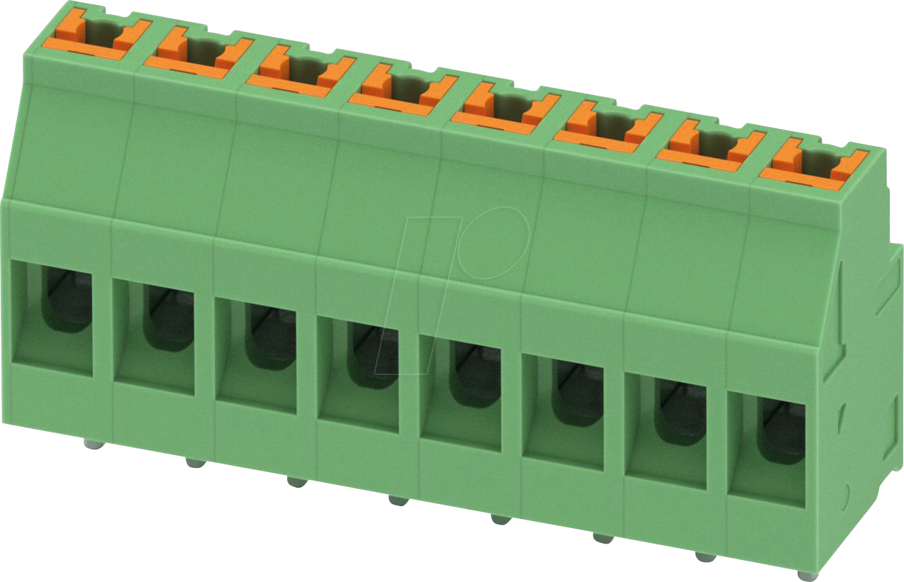 SPTH 3 8 5,08 - Leiterplattenklemme, 8 polig, RM: 5,08 mm, 0,14 - 4 mm²