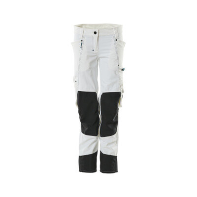 Hose mit Knietaschen ADVANCED, Weiß, Größe 76C38