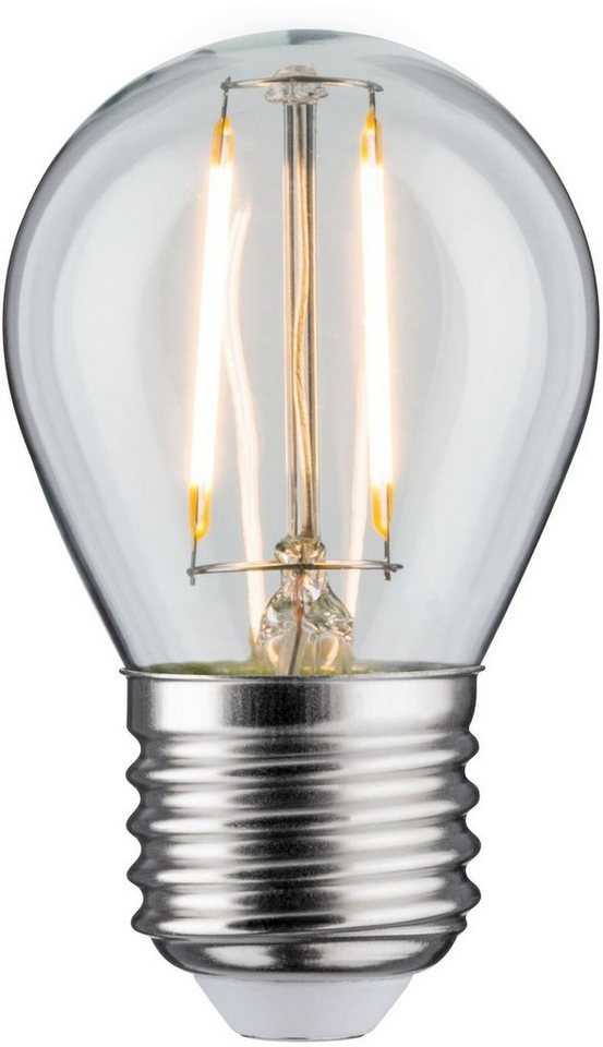 Paulmann LED-Filament Tropfen, E27, 5 St., Warmweiß, 5er Pack2,6W, E27 klar 2700K Bild 4