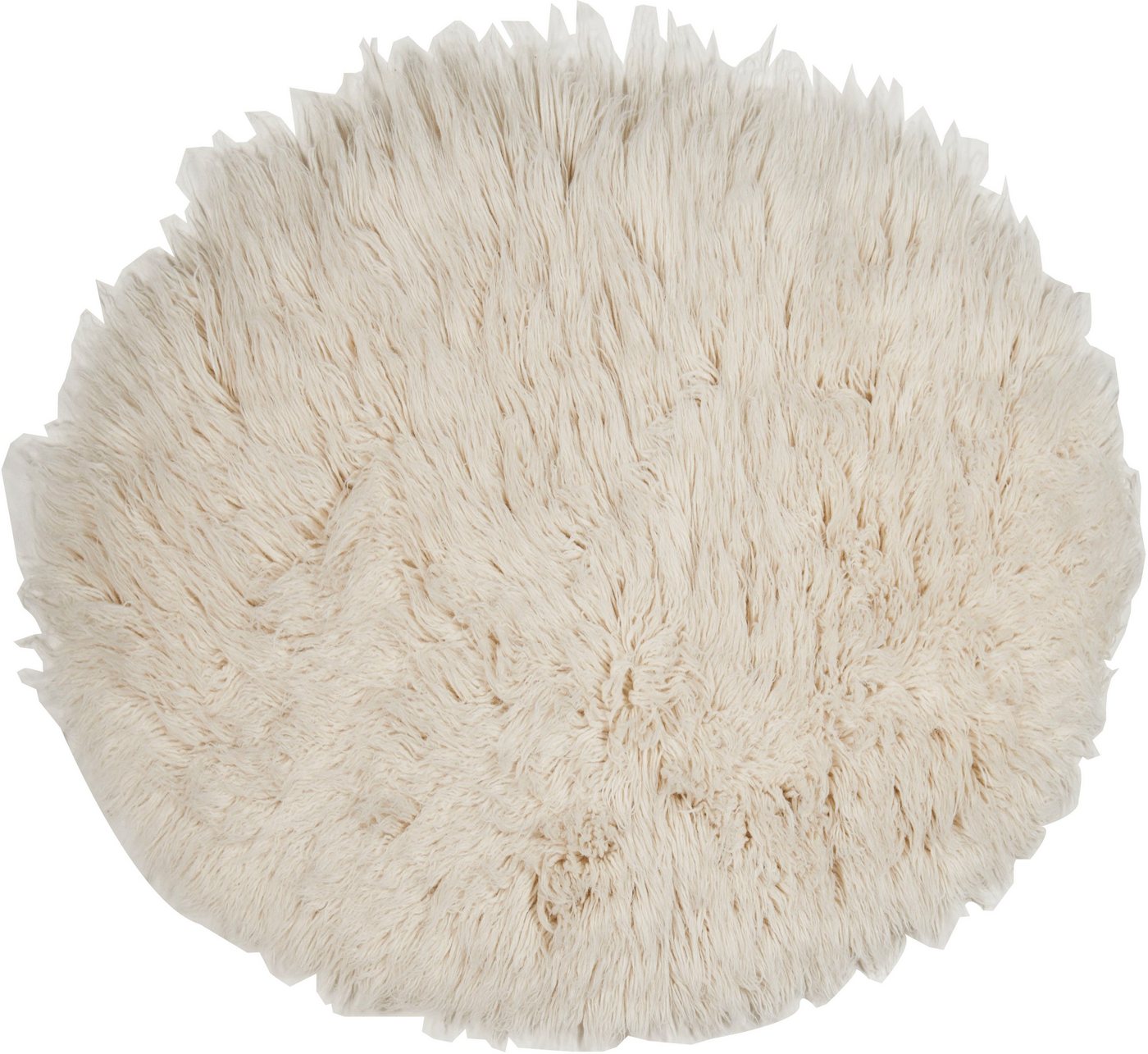 THEKO Wollteppich Flokati XXL, handgewebt, rund, Höhe: 100 mm, original griechischer Flokati, Hochflor, reine Wolle, auch in rund Bild 3