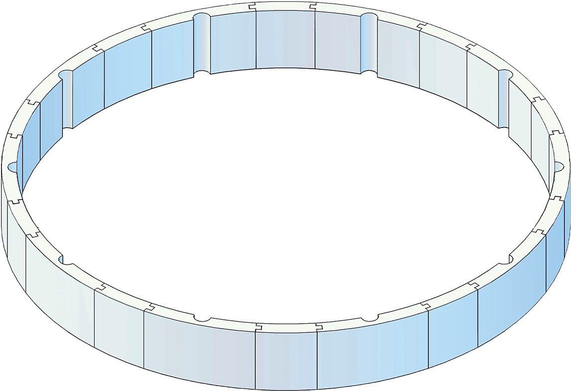 KWAD Poolwandisolierung Pool Protector T60, (10-St), für Rundbecken ØxH: 360x132 cm