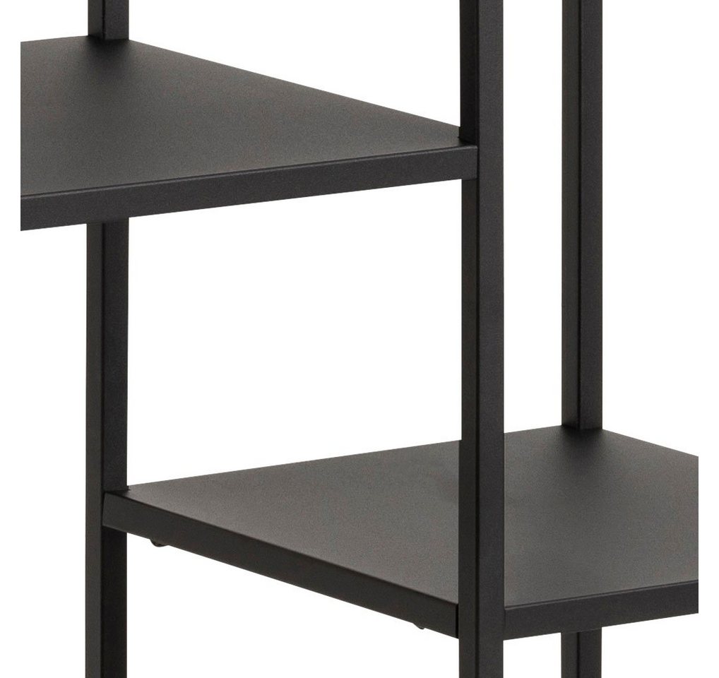 ACTONA GROUP Bücherregal New York, Regal, Metallgestell in gradliniger Optik, Höhe 86 cm, Assymetrisch