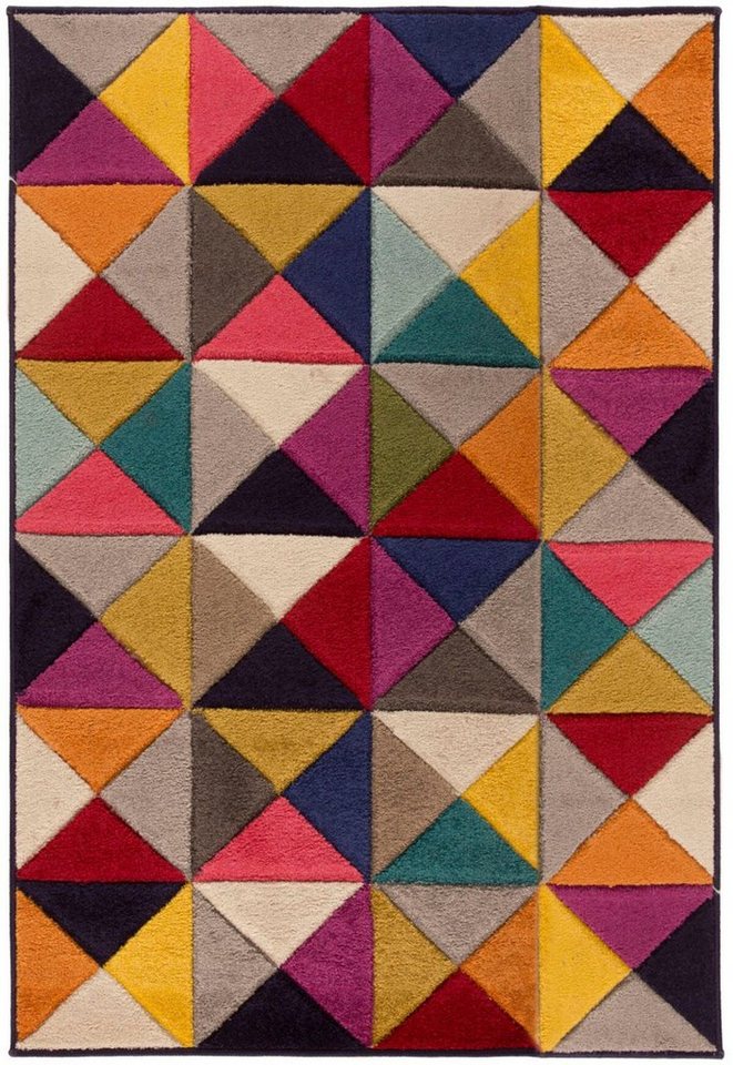 FLAIR RUGS Teppich SAMBA, Höhe: 10 mm, Handgeschnitzt