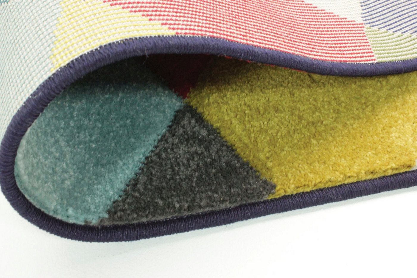 FLAIR RUGS Teppich SAMBA, Höhe: 10 mm, Handgeschnitzt Bild 4