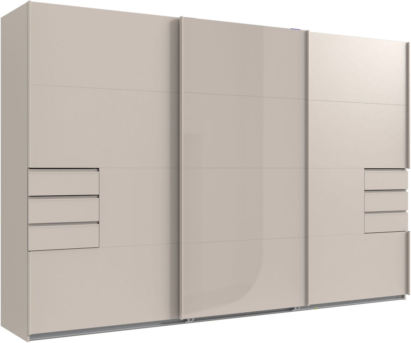 Wimex Schwebetürenschrank Saigon, Kleiderschrank mit Schiebetür mit Glaselementen, 3 Türen, 313cm breit Bild 2
