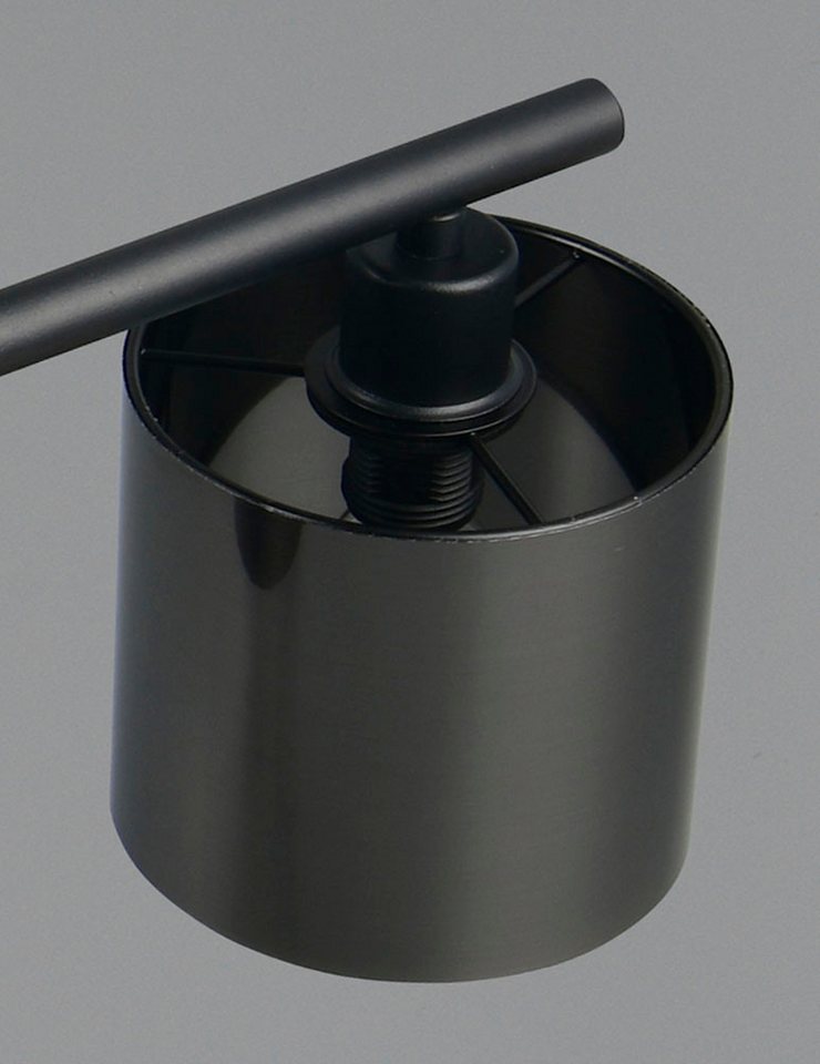 Reality Leuchten Stehlampe JASON, Stehleuchte 1-flammig exkl 1x E14 max 10W, Höhe 130cm, Ø 20cm, Ein-/Ausschalter, Leuchtmittel wechselbar, warmweiß - kaltweiß, mit Kippschalter, Leuchtenkopf flexibel ausrichten, Kabel 180cm