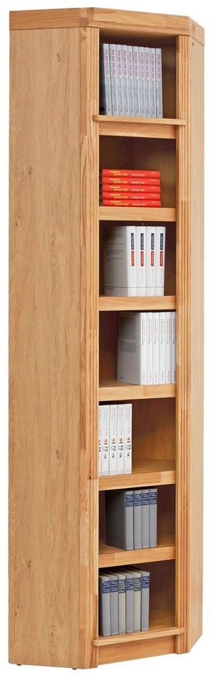 OTTO home Eckregal Soeren mit Eiche-Elementen, Regal Höhe 220 cm, FSC®-zertifiziert, passend für Regale Soeren mit einer Tiefe von 29 cm