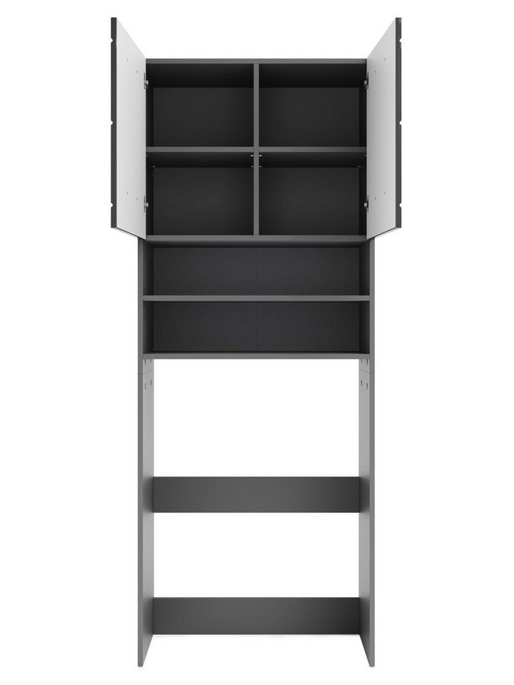 OTTO home Waschmaschinenumbauschrank Avena minimalistisch, zeitlos, hochglänzend Bild 3