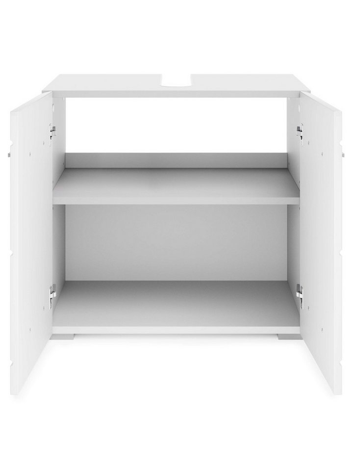 OTTO home Waschbeckenunterschrank Avena minimalistisch, zeitlos, hochglänzend Bild 2